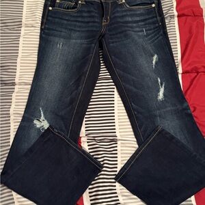 American Eagle Women's Distressed Blue Jeans